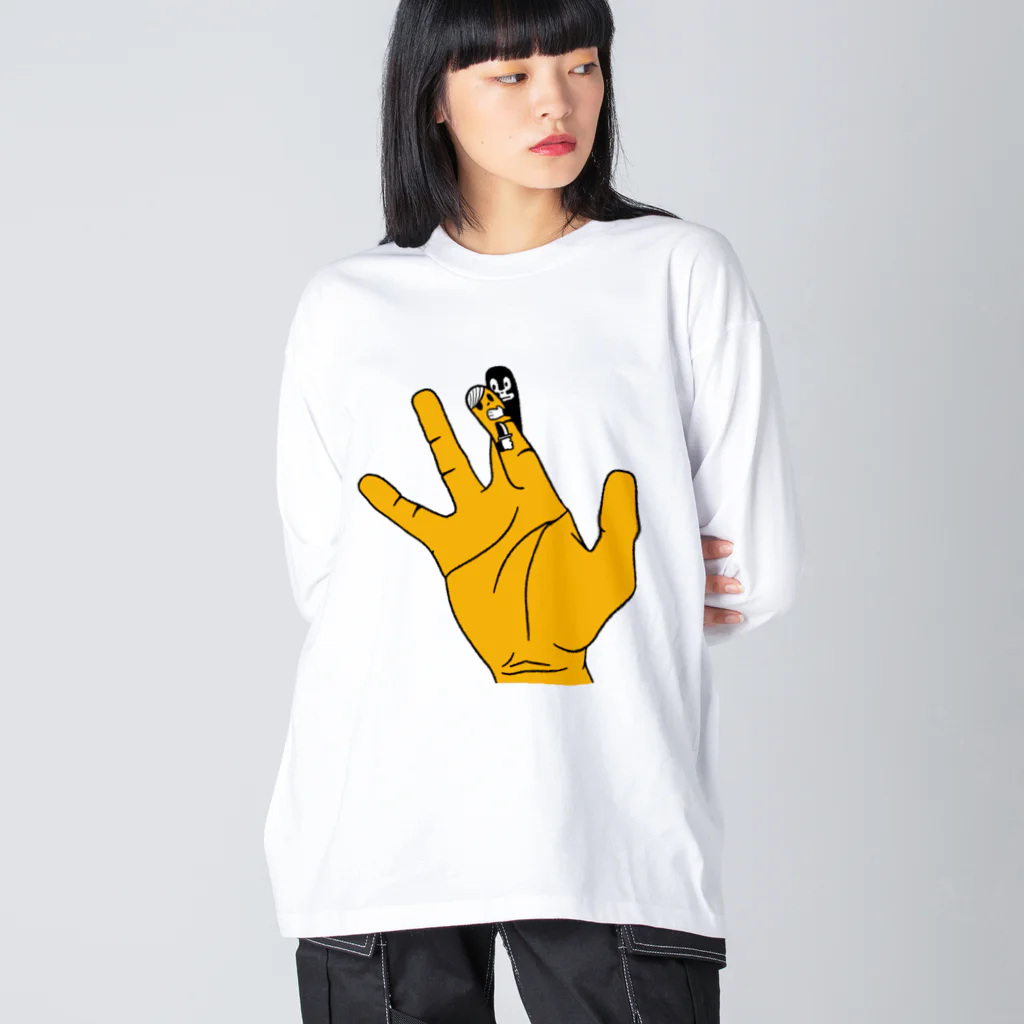 テテネロ▼▲の強盗だ。 Big Long Sleeve T-Shirt