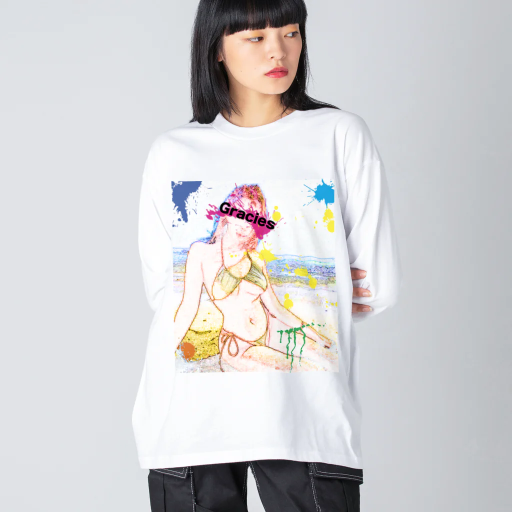 ねこ暮らし@korotaのGracies Big Long Sleeve T-Shirt