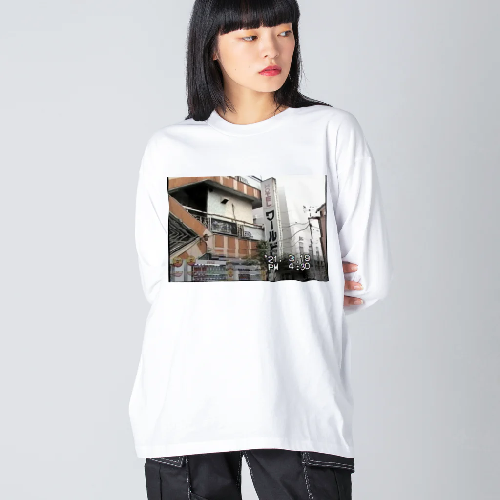 ディスク百合おんのminiDVテープ「HOTELワールド」  ビッグシルエットロングスリーブTシャツ