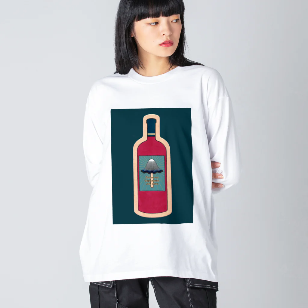 采-aya-のヒトヨタケワイン Big Long Sleeve T-Shirt