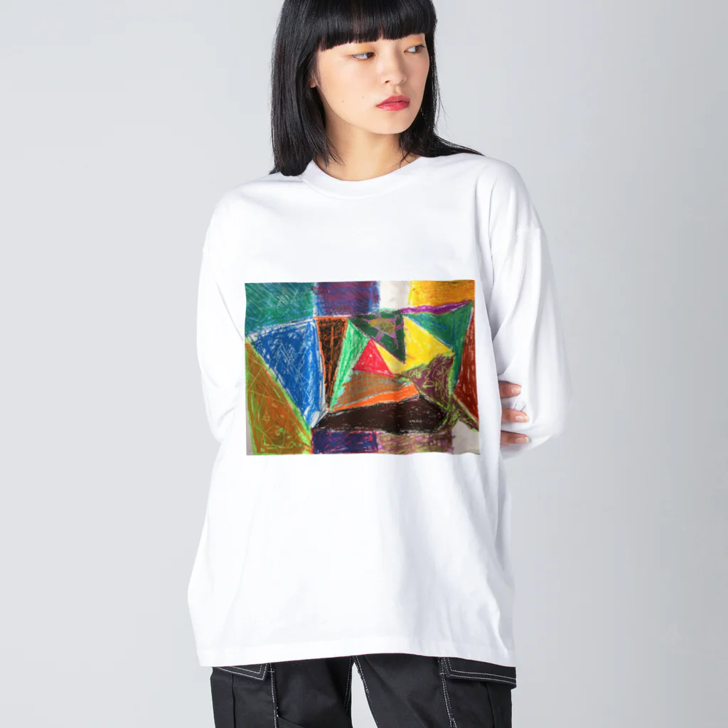 conaconaのTAKAのくれよんWorld Big Long Sleeve T-Shirt