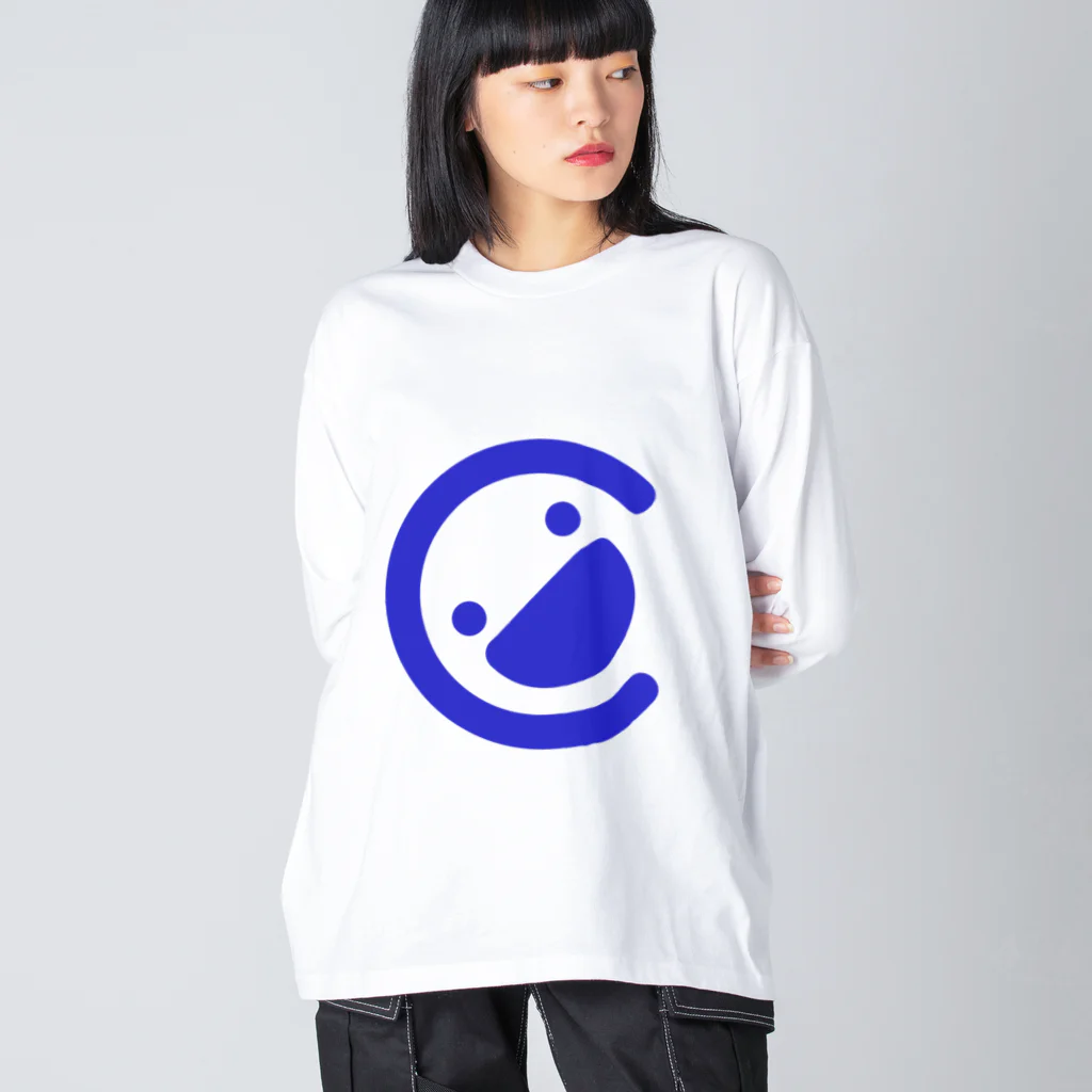 エクスペリメンタルのあおにこ☻ Big Long Sleeve T-Shirt