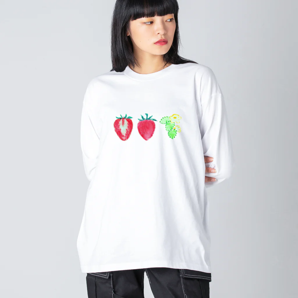 moiのイチゴ  ×3 Big Long Sleeve T-Shirt