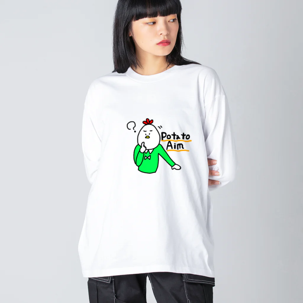 じゃむ工房のじゃがいもとり天 Big Long Sleeve T-Shirt