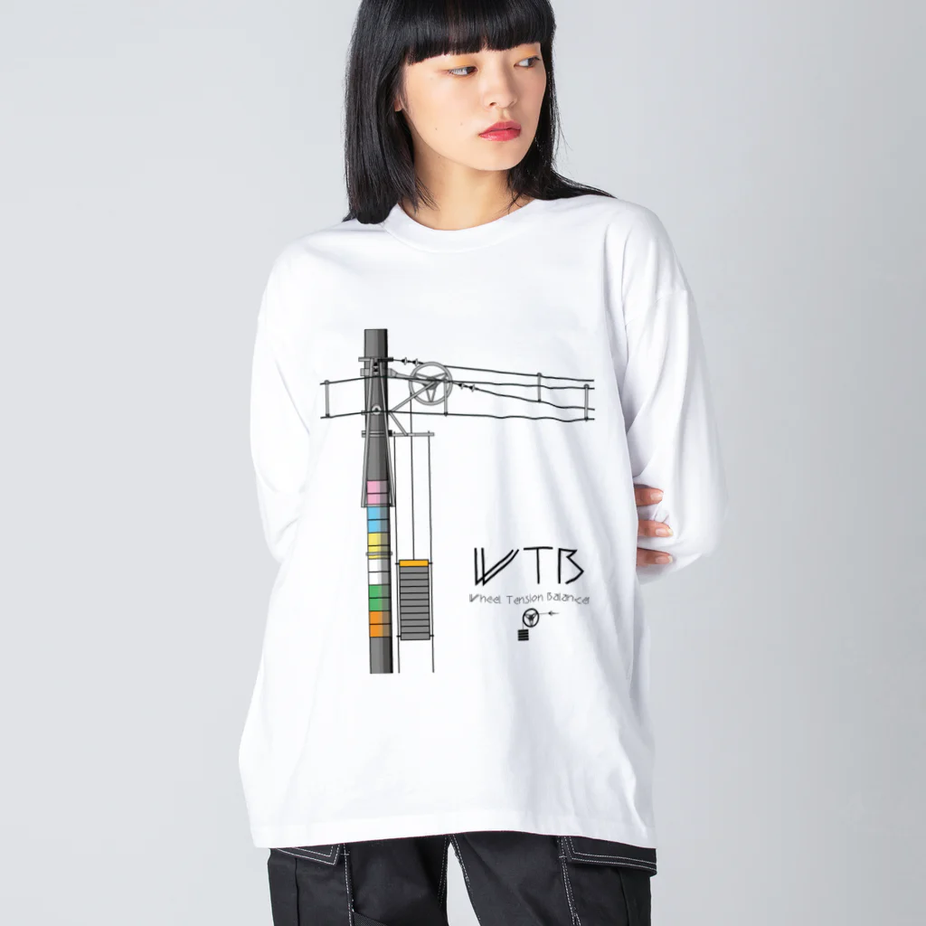 新商品PTオリジナルショップのWTBと電柱（高崎エリア） Big Long Sleeve T-Shirt