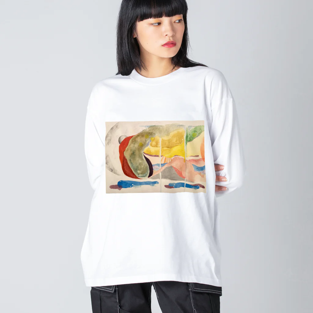 momolmomoのあてもなく。 ビッグシルエットロングスリーブTシャツ