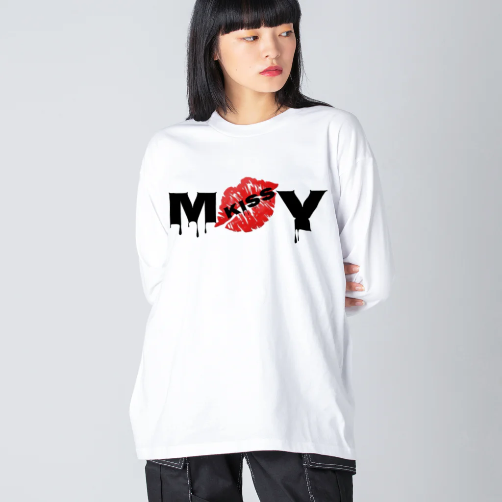 me×kisskiss×youのme×kisskiss×you ビッグシルエットロングスリーブTシャツ