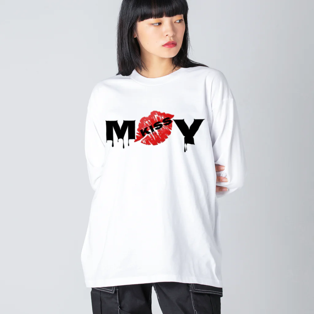 me×kisskiss×youのme×kisskiss×you Big Long Sleeve T-Shirt