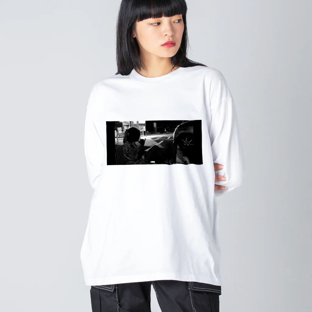 neko_00_nekoのsmoker Big Long Sleeve T-Shirt