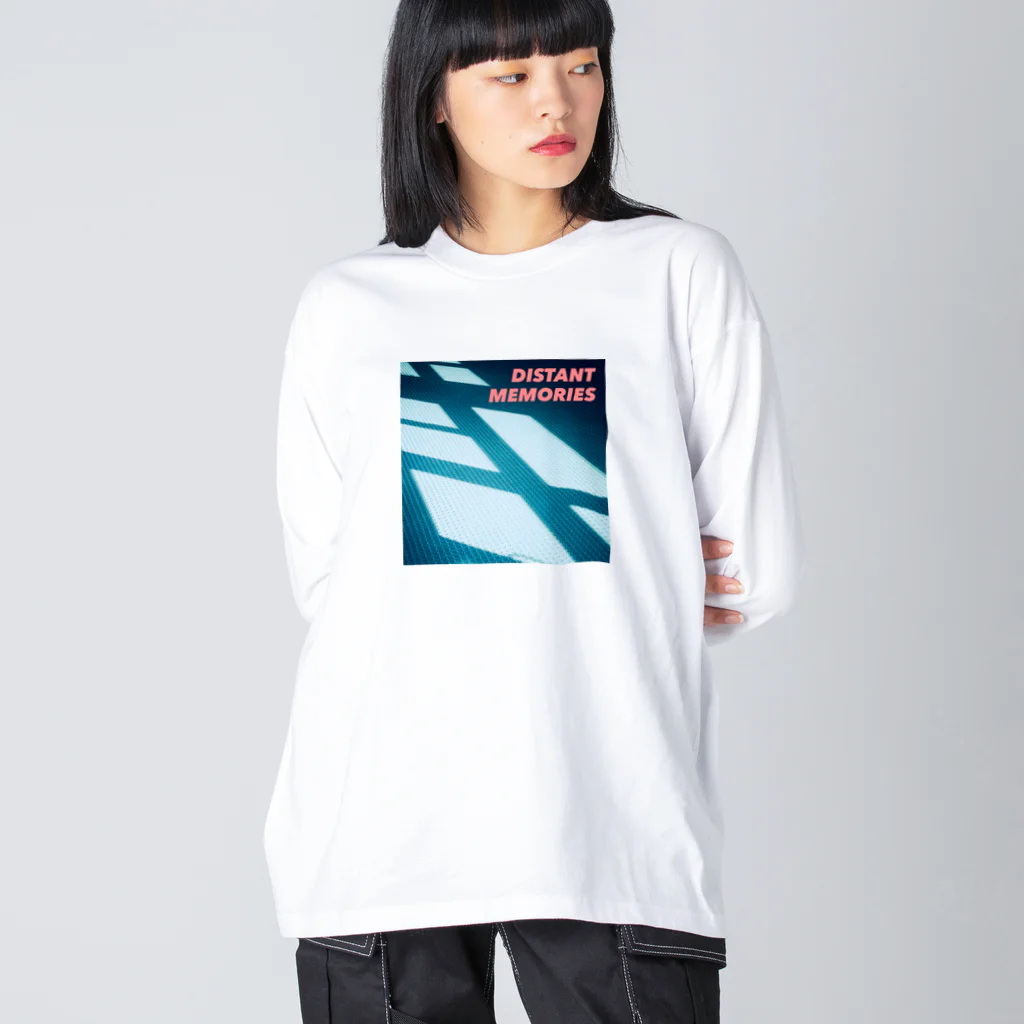 FICTIONのDISTANT MEMORIES  ビッグシルエットロングスリーブTシャツ