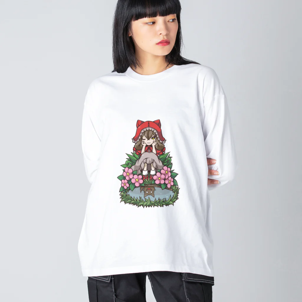 吟遊雑貨のウルフガール Big Long Sleeve T-Shirt