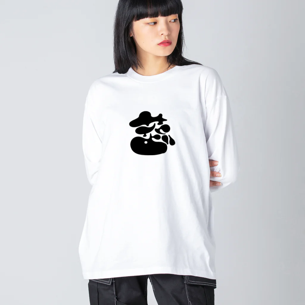 tori.mojiの花占い 루즈핏 롱 슬리브 티셔츠