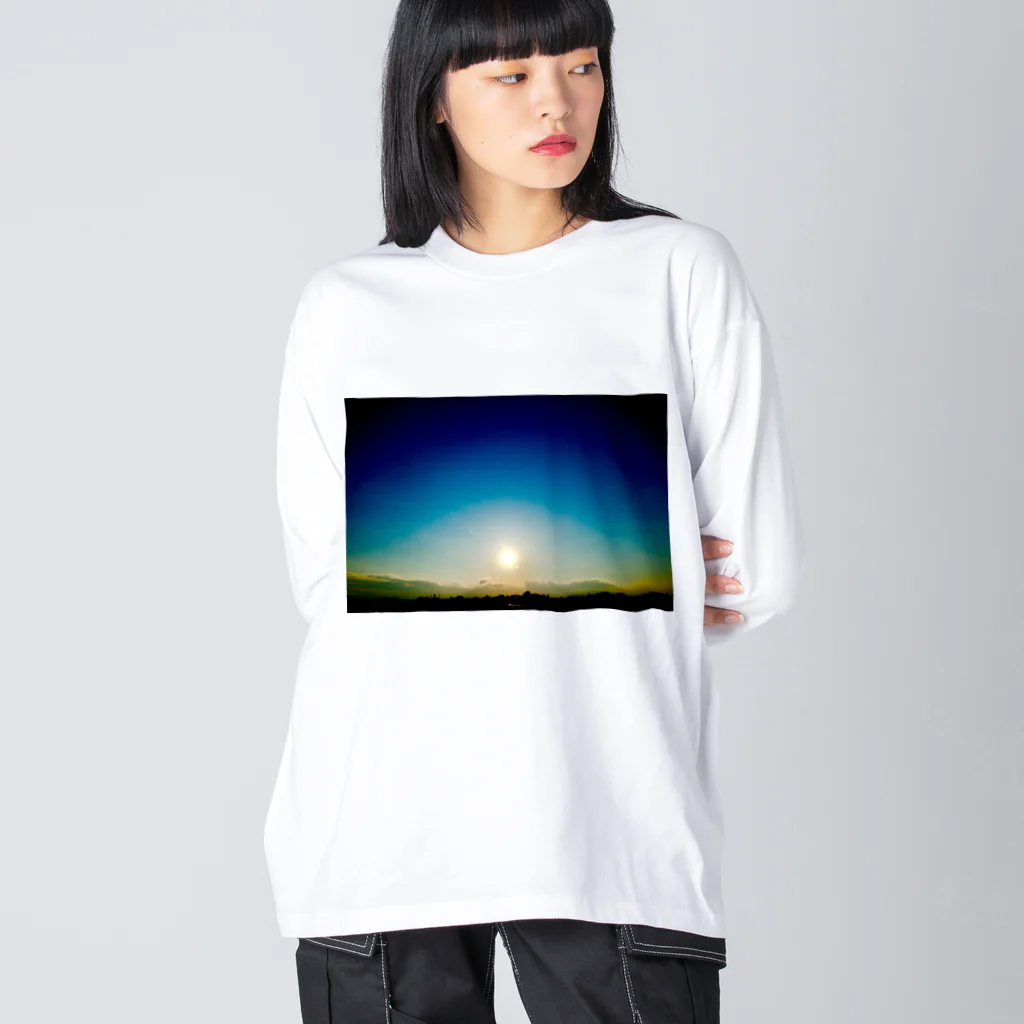 UMAMISYSTEMの夕方210518 Big Long Sleeve T-Shirt