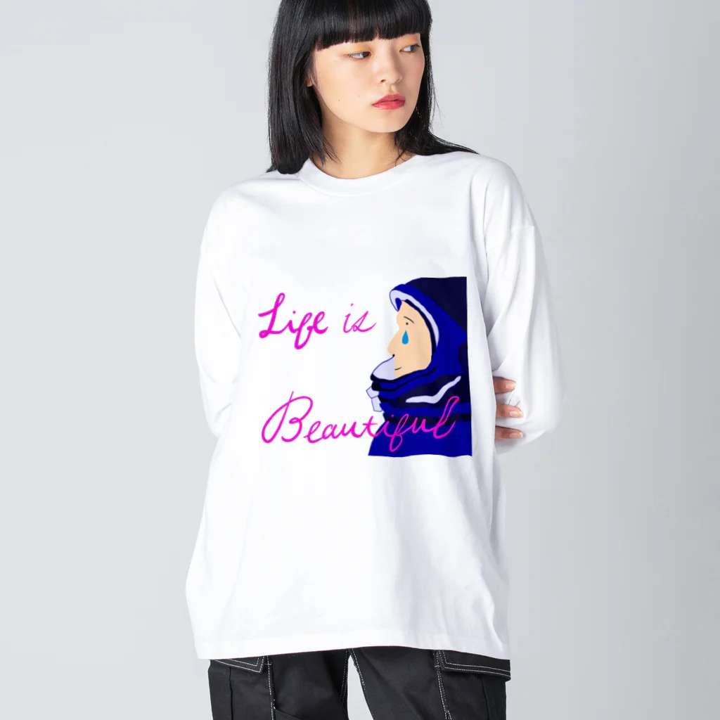 たわしのグレートクリーチャー駅チカよりFON Big Long Sleeve T-Shirt