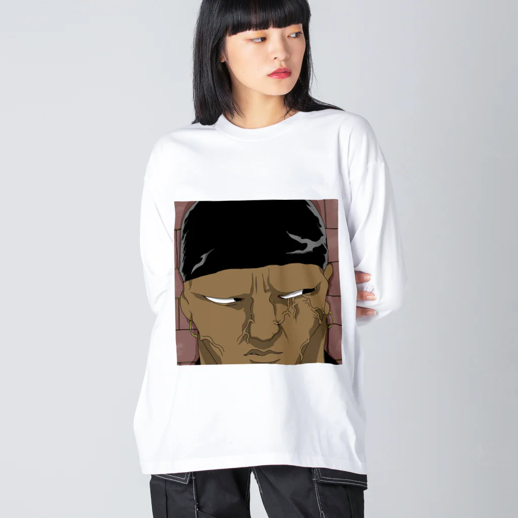 株式会社スガノワークスのBlack Man Big Long Sleeve T-Shirt