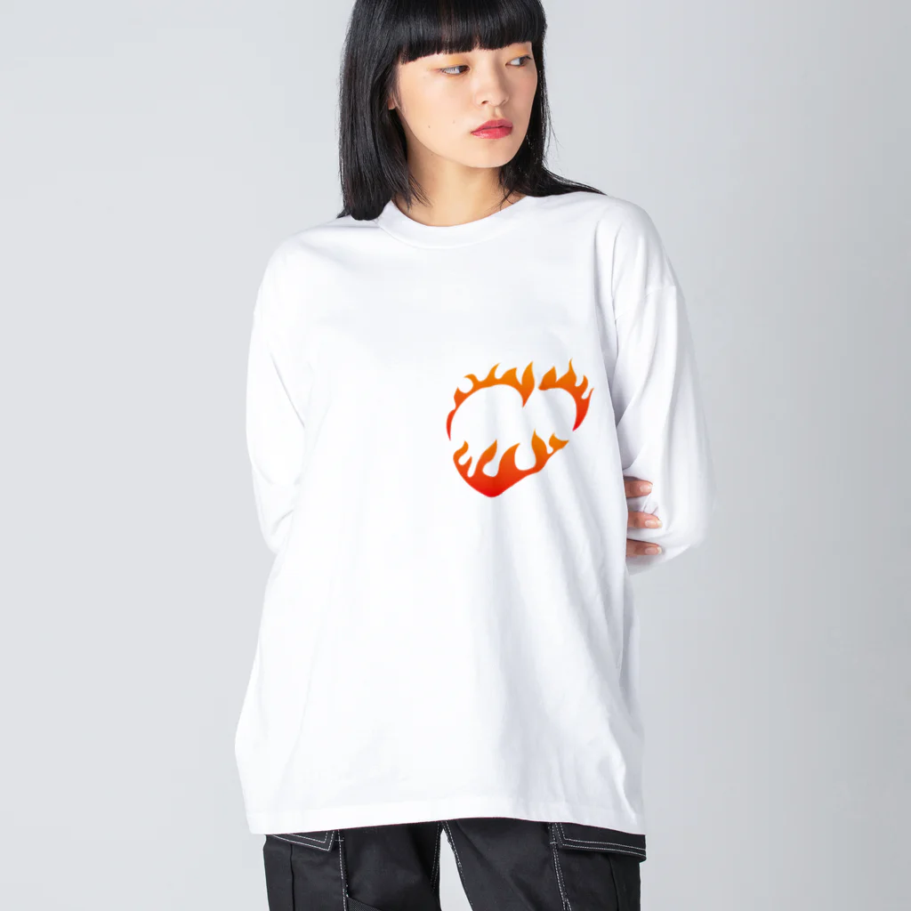 フォーヴァの情熱ハート Big Long Sleeve T-Shirt