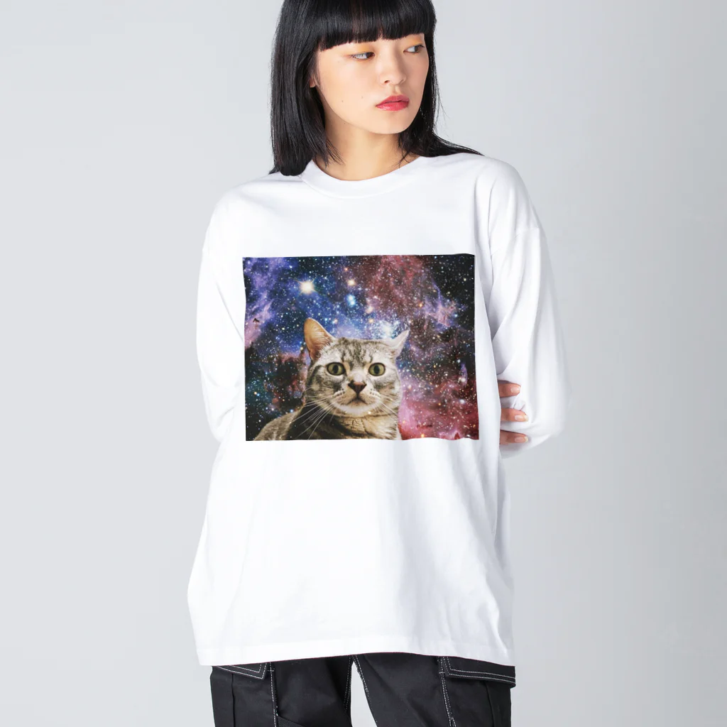 ふじもの宇宙梵天丸 ビッグシルエットロングスリーブTシャツ