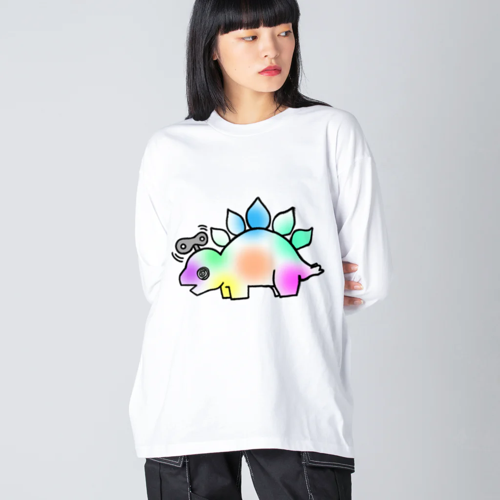 ゆめのいなりのねじまきザウルス(ステゴ1) Big Long Sleeve T-Shirt