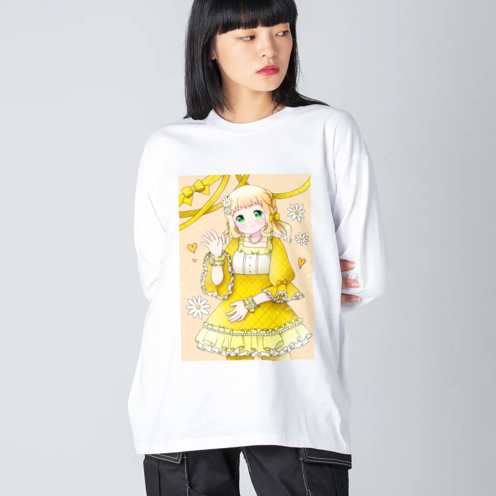 かわいいもののおみせ　いそぎんちゃくの🌼 Big Long Sleeve T-Shirt