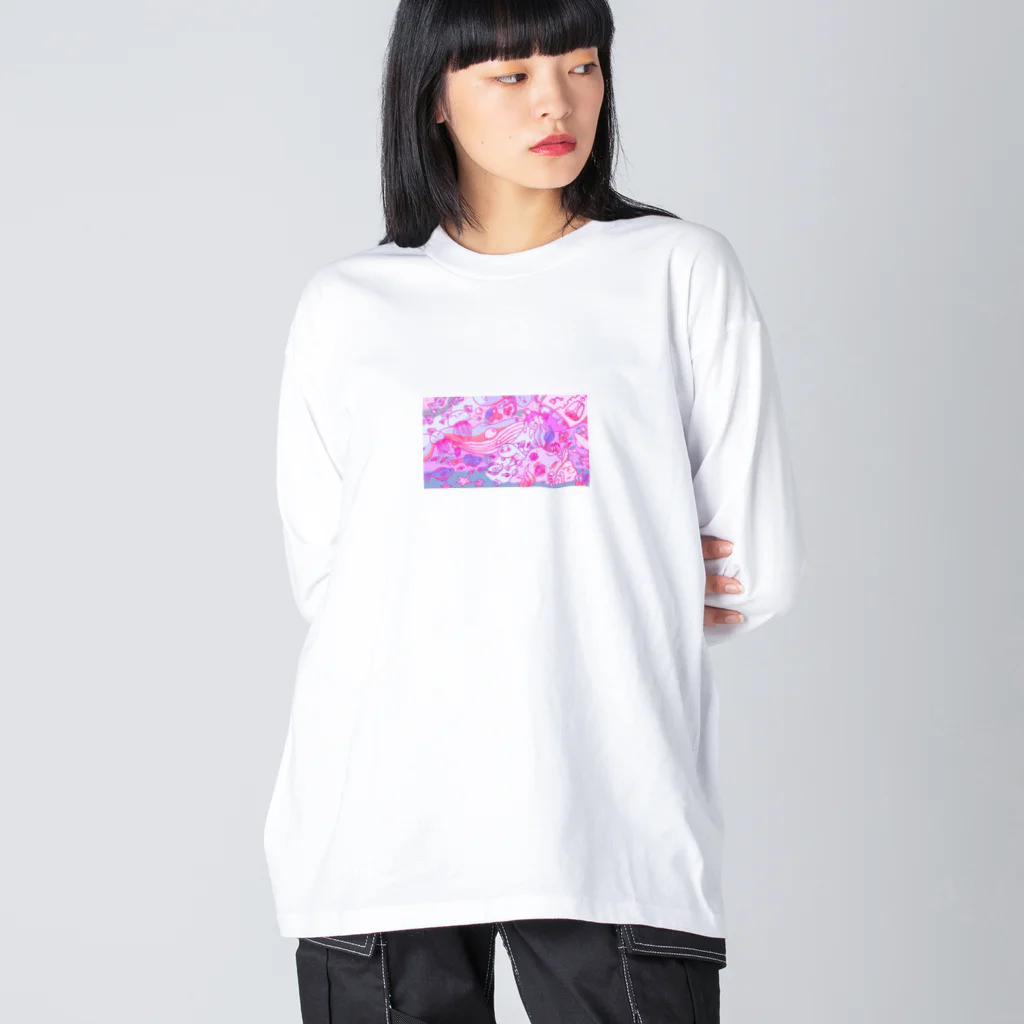 イルミの揺海 Big Long Sleeve T-Shirt