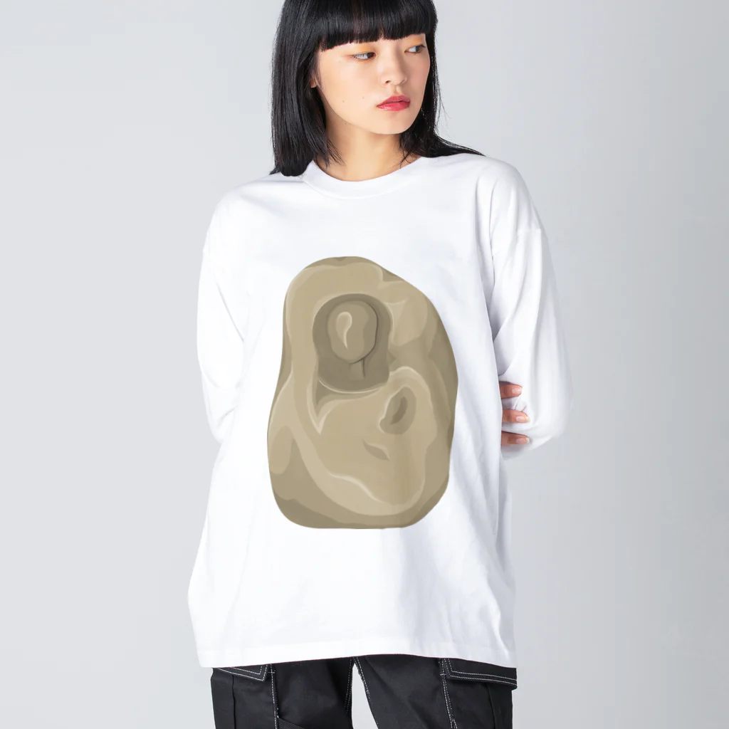 アトリエヱキパの彫刻（偽） Big Long Sleeve T-Shirt