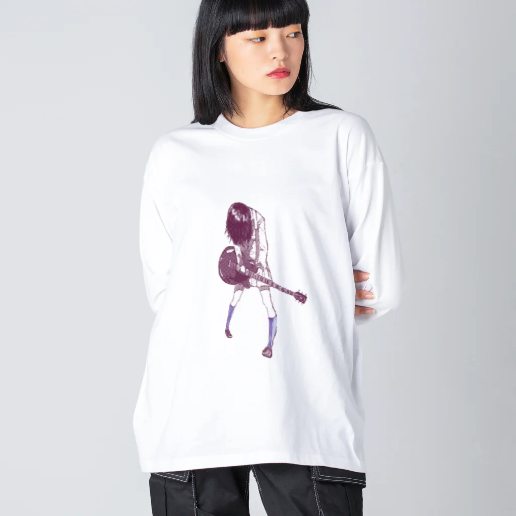 やまびこやまのギターガール013 Big Long Sleeve T-Shirt