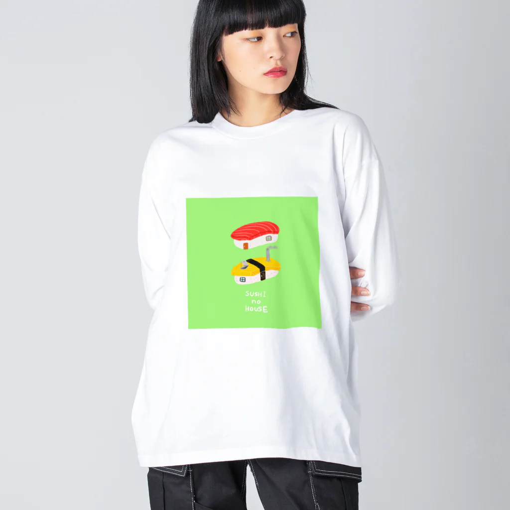 Wntのsushi no house ビッグシルエットロングスリーブTシャツ