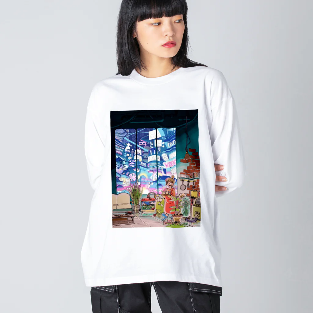 ほそぼそタイムスのゆるやかタイム Big Long Sleeve T-Shirt