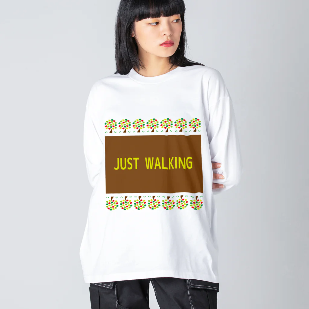 フォーヴァのJUST WALKING Big Long Sleeve T-Shirt