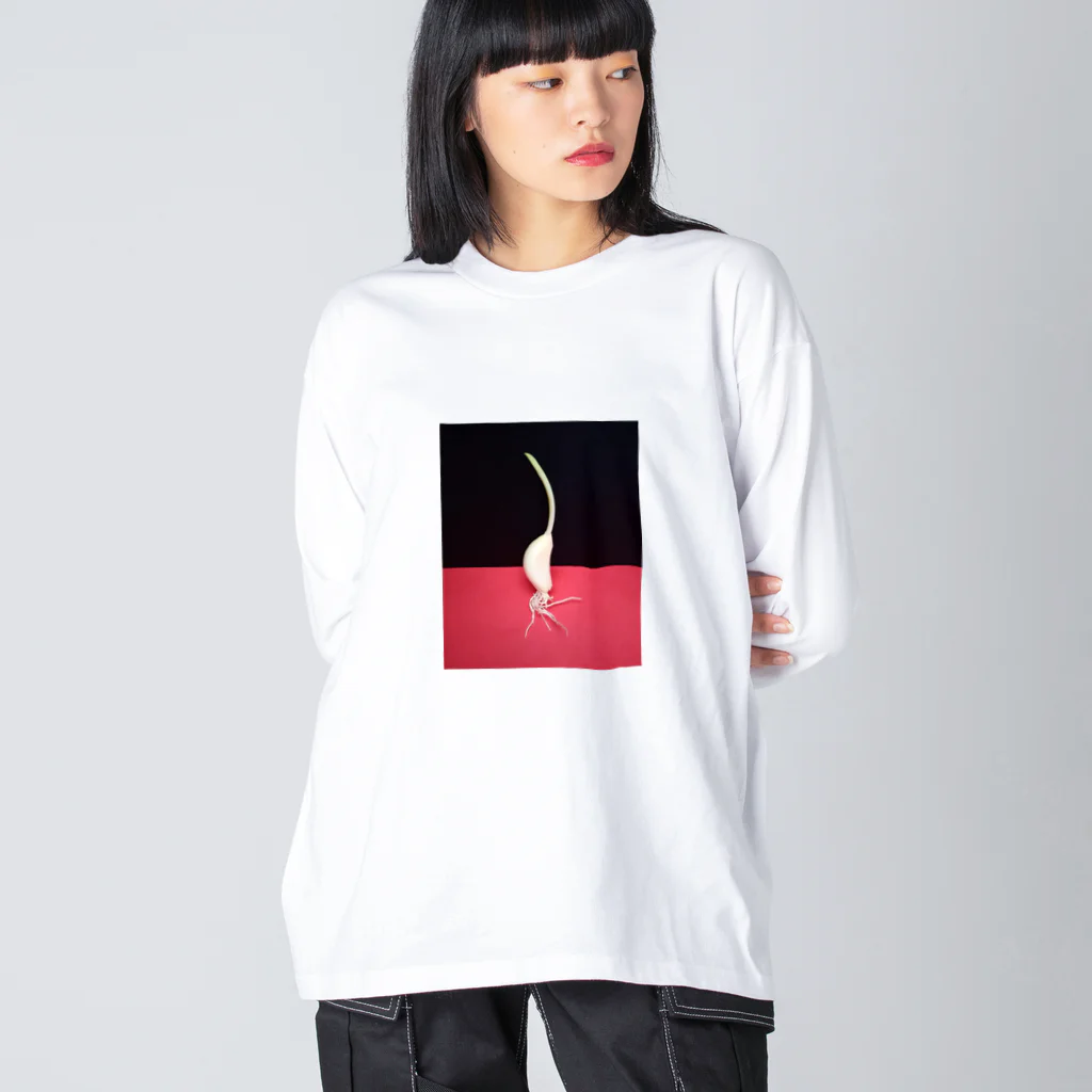 紅クラゲの自立ニンニク Big Long Sleeve T-Shirt