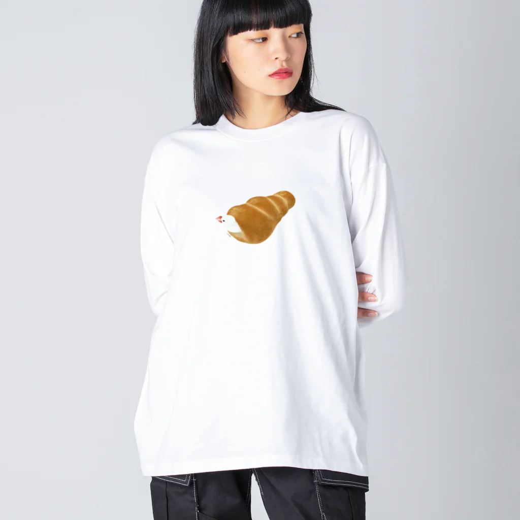 🐟と愉快なぶんちょ達のコルネぶんちょ ビッグシルエットロングスリーブTシャツ