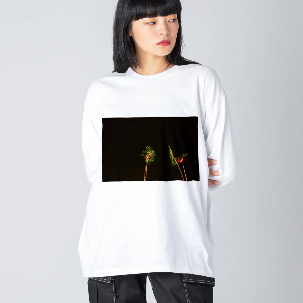 seaの花火 Big Long Sleeve T-Shirt