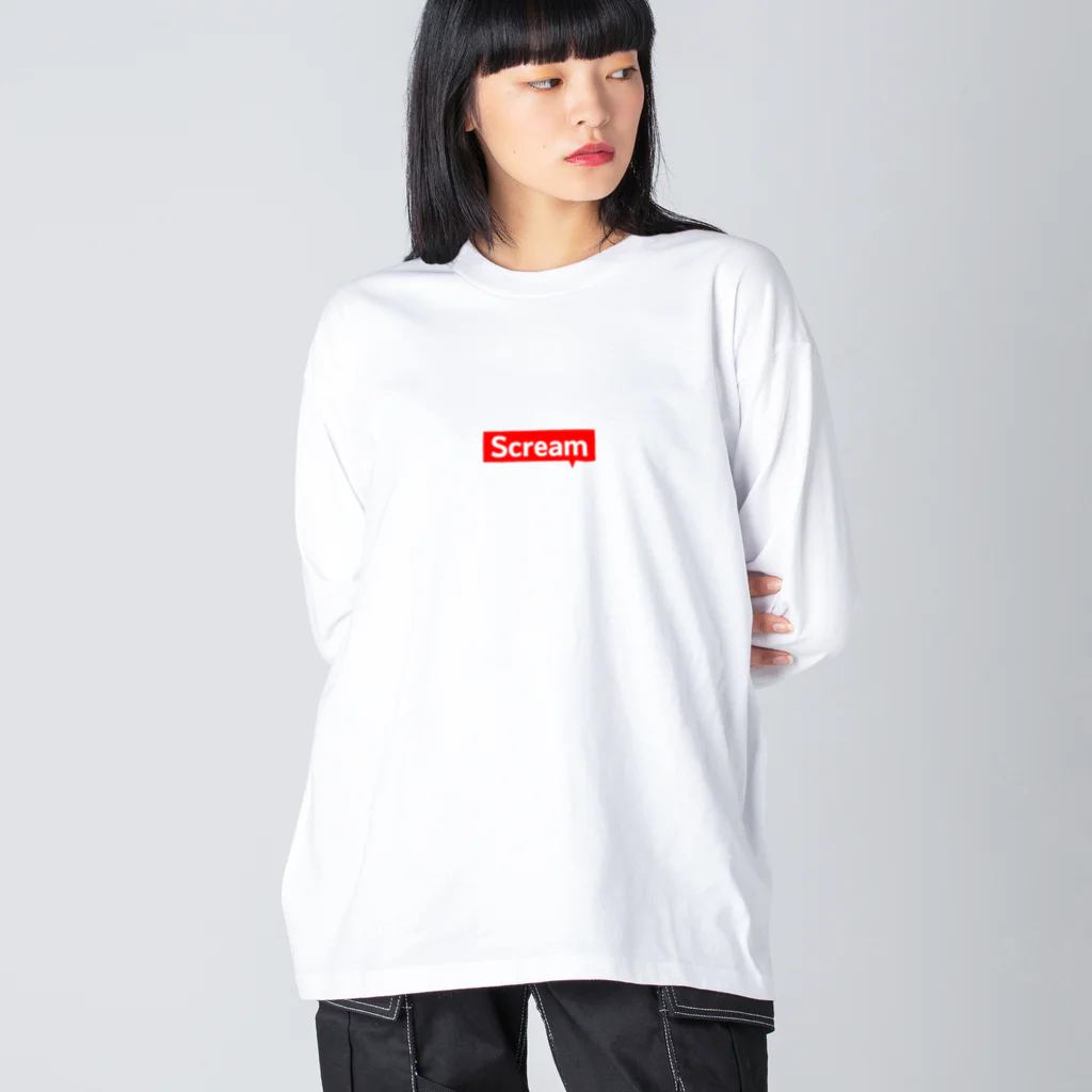 オモロゴのScream Big Long Sleeve T-Shirt