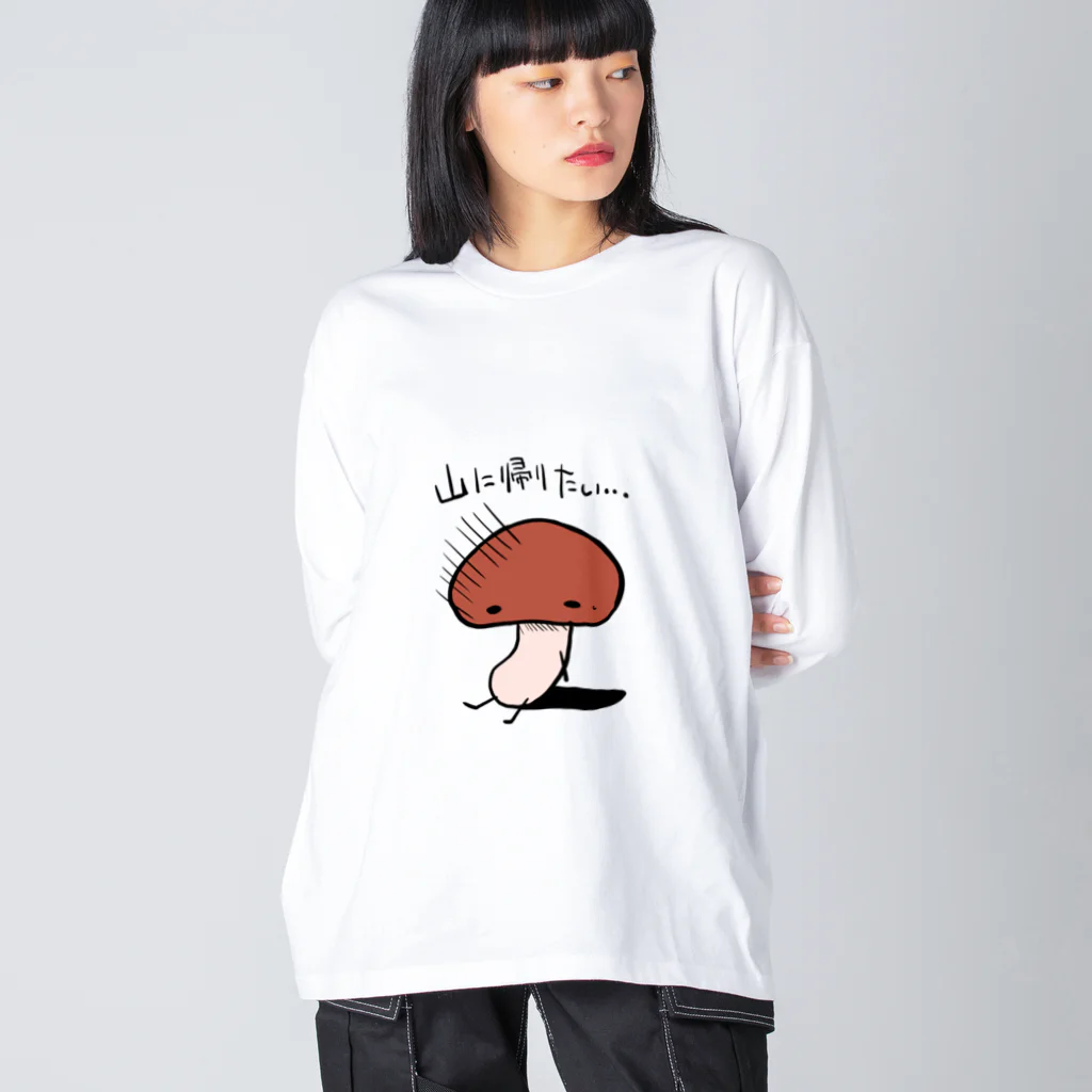 クロイノ！のきのこさん ビッグシルエットロングスリーブTシャツ