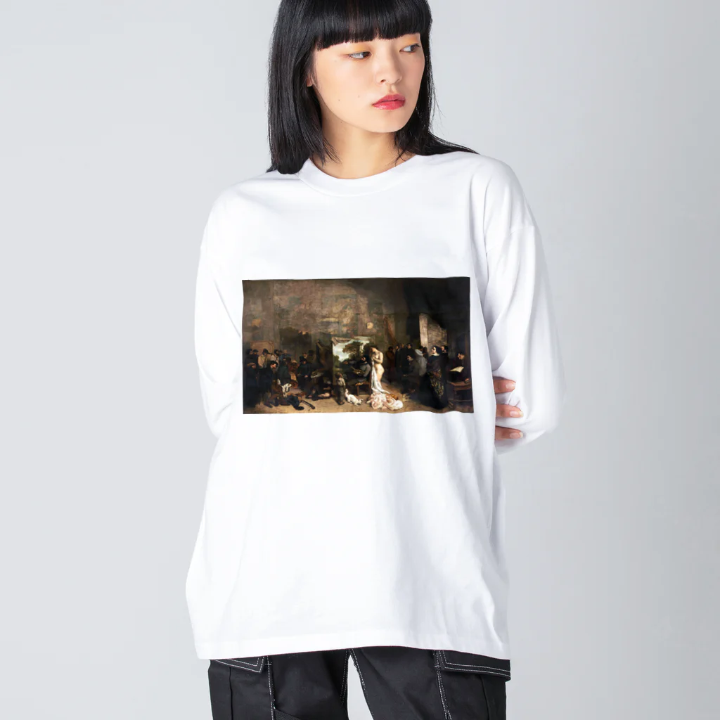 Takahashijunのギュスターヴ・クールベ(画家のアトリエ)のグッズ Big Long Sleeve T-Shirt