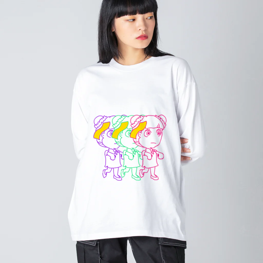 まつだあゆのすずりのキョンシーガール Big Long Sleeve T-Shirt