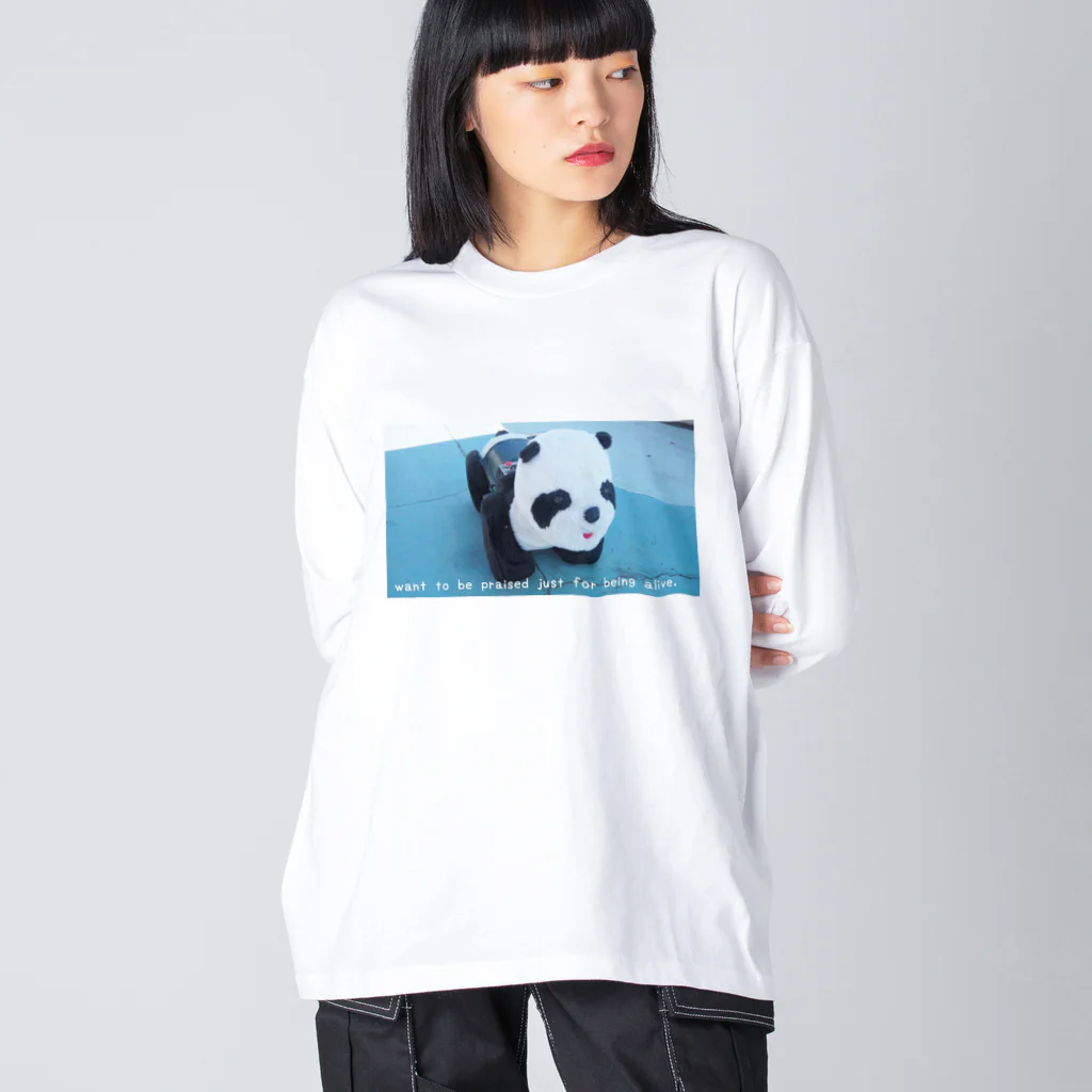 みじんこ🐹🍥のパンダカー Big Long Sleeve T-Shirt