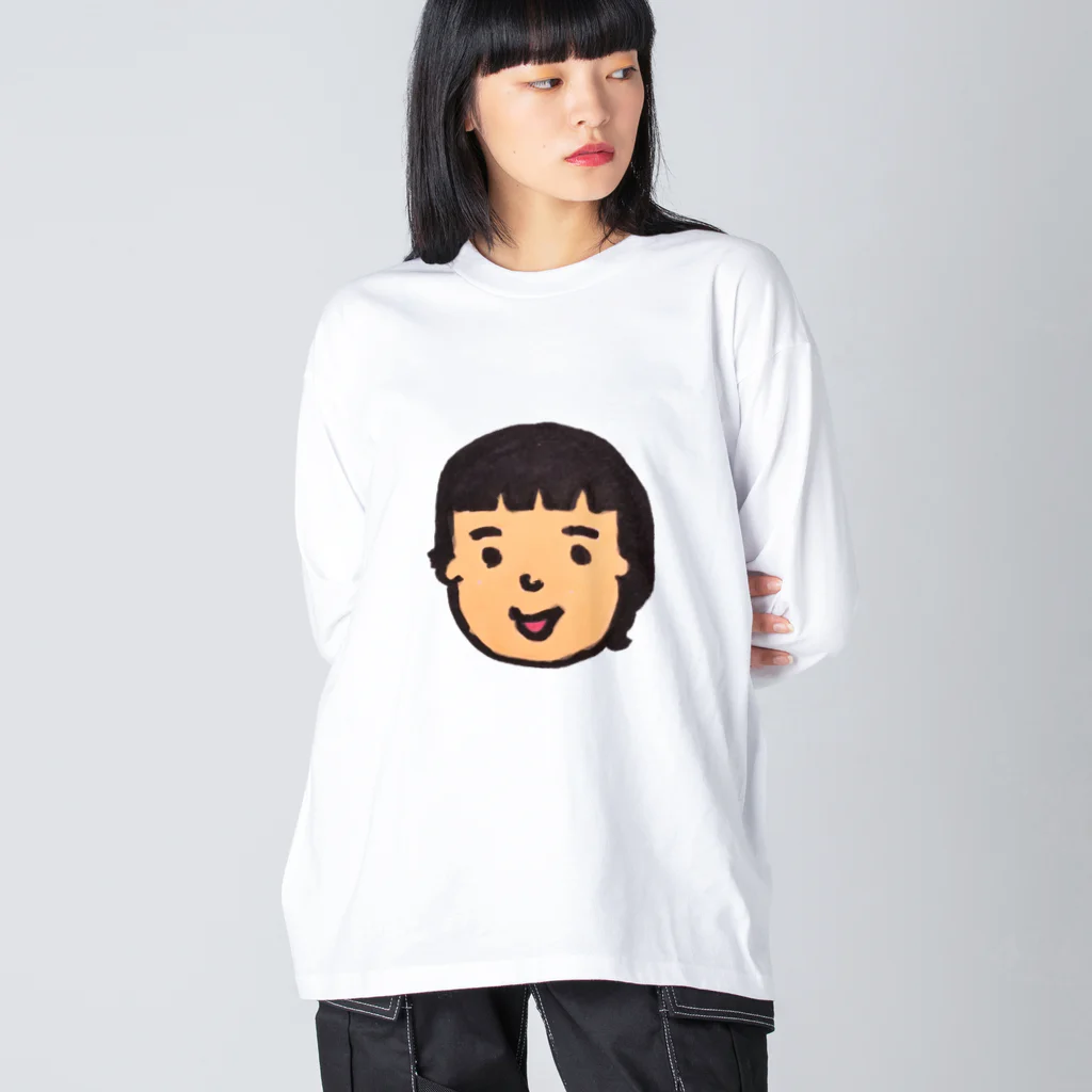 skuの女の子 ビッグシルエットロングスリーブTシャツ