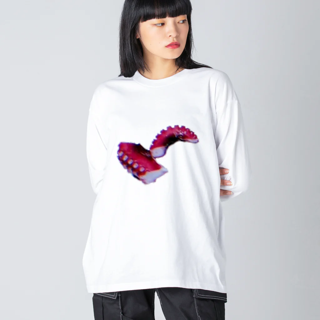 ムムムムンの足 Big Long Sleeve T-Shirt