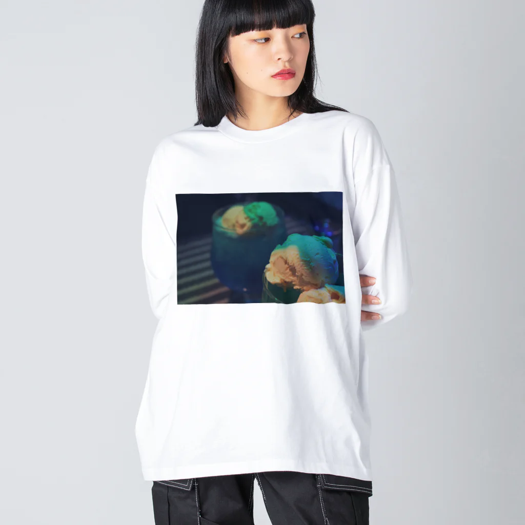 笹塚茶々丸のあの日のソーダ水ロンＴ Big Long Sleeve T-Shirt