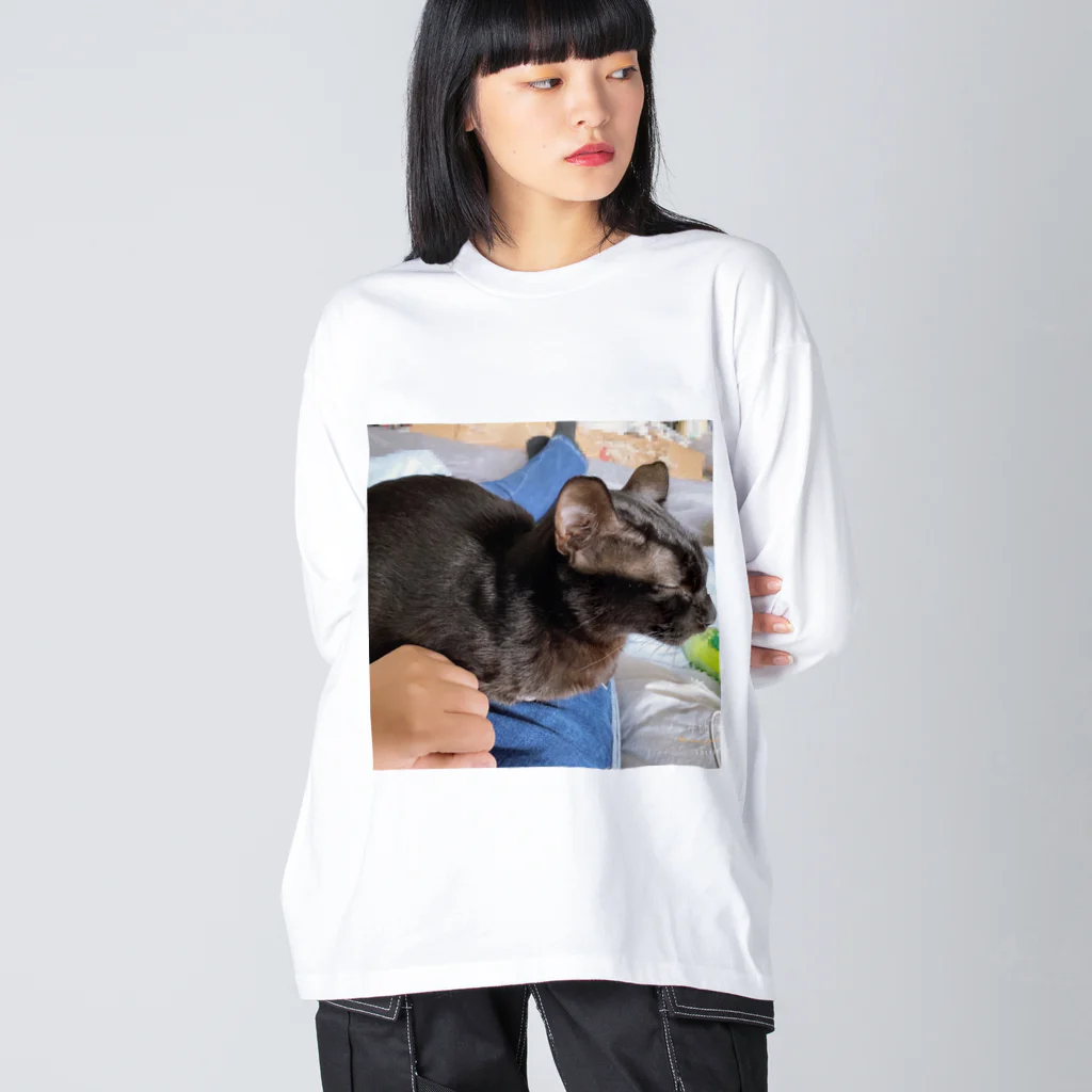 BLACK CATのリト Big Long Sleeve T-Shirt