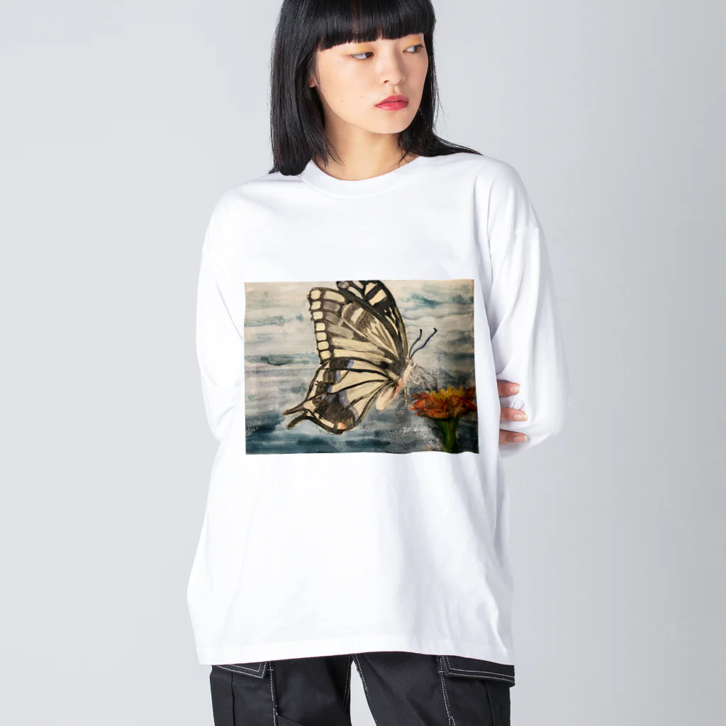 Biologyのアゲハ蝶 Big Long Sleeve T-Shirt