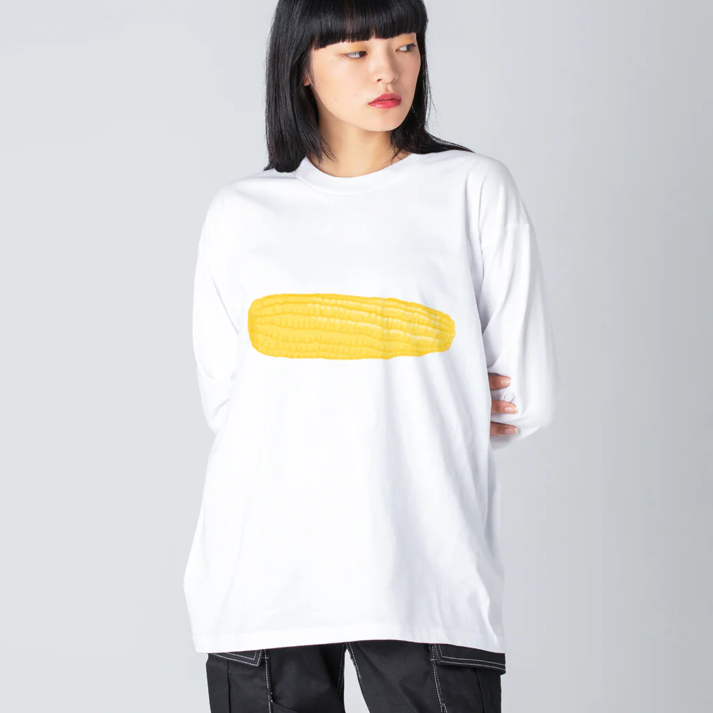 かえるのてぶくろのとうきび一本 Big Long Sleeve T-Shirt