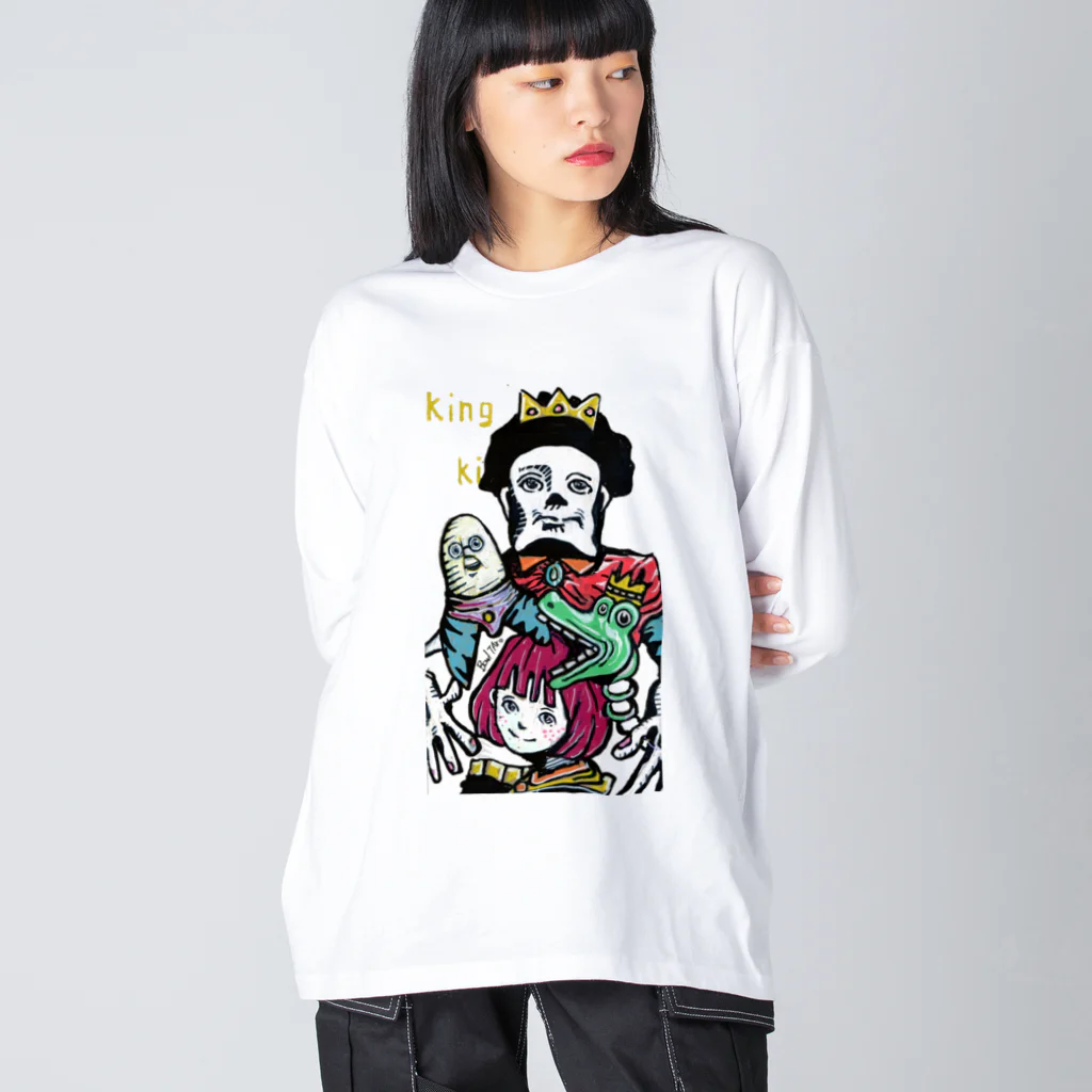 bourutarouのKING Big Long Sleeve T-Shirt