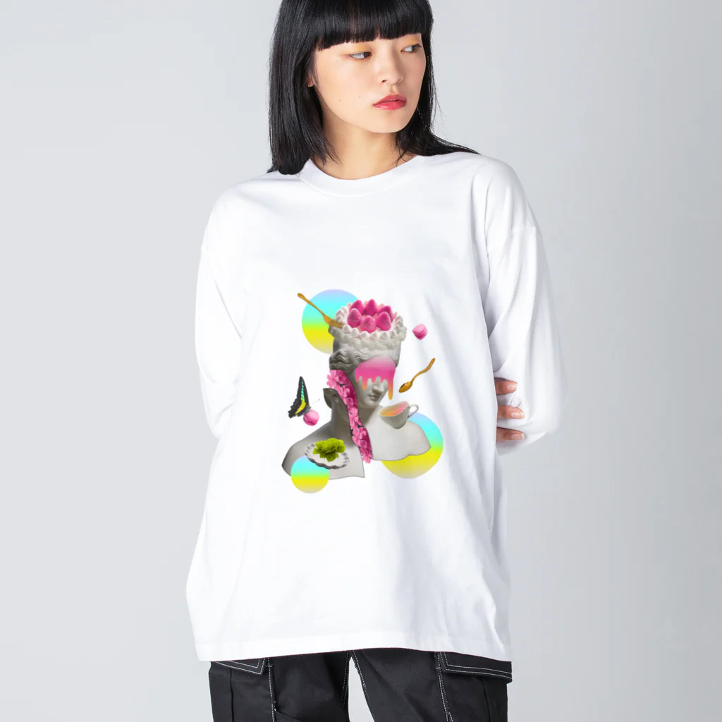 カズシフジイのスイーツな像 Big Long Sleeve T-Shirt