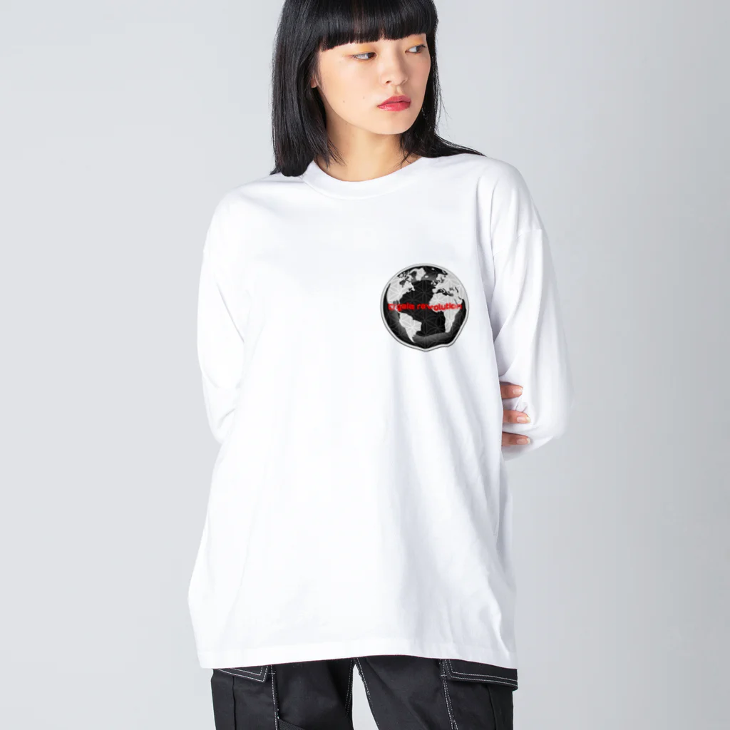 Aimurist のD’gaia revolution FOL ビッグシルエットロングスリーブTシャツ