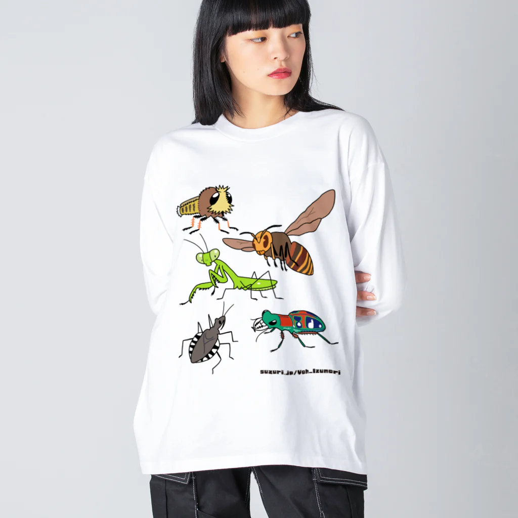 幻想水系branch　byいずもり・ようのentomograffiti　〜predators〜 Big Long Sleeve T-Shirt