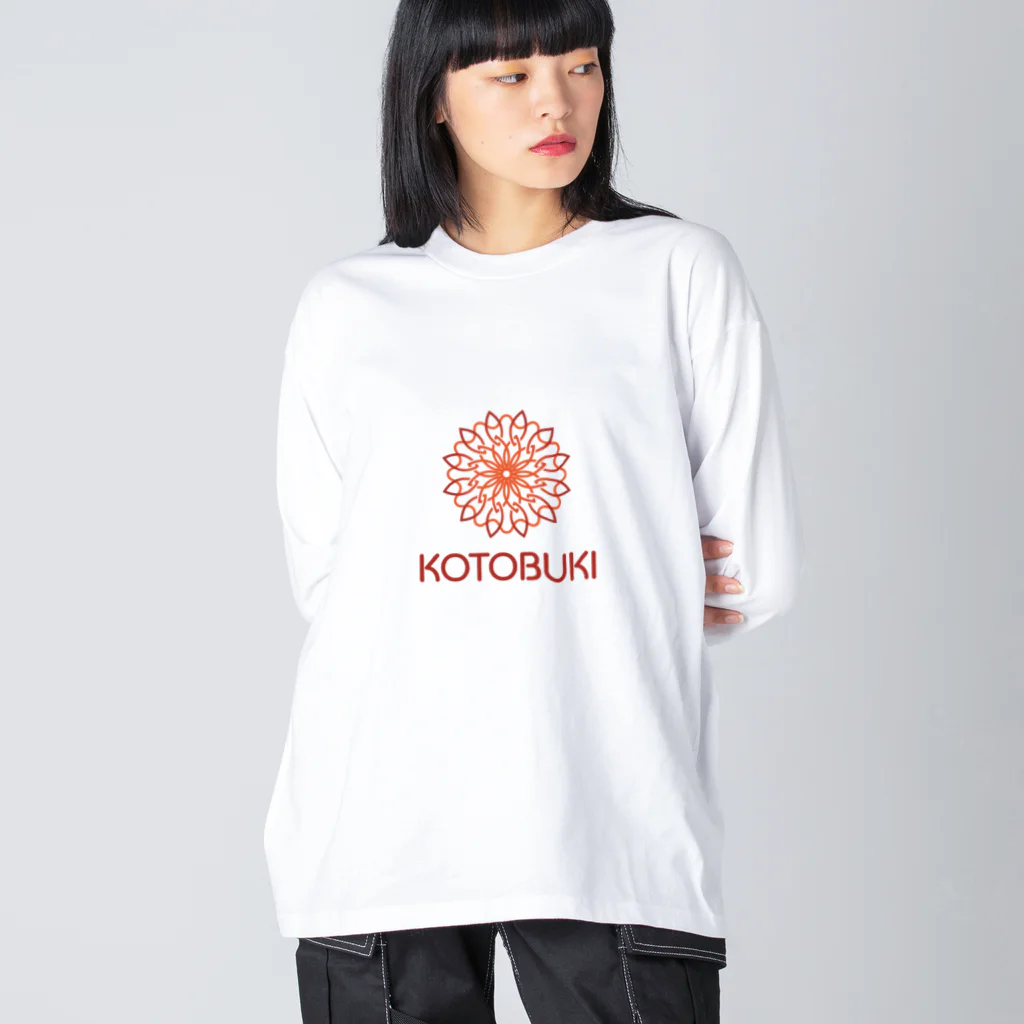 KOTOBUKIのKOTOBUKIロゴ Big Long Sleeve T-Shirt