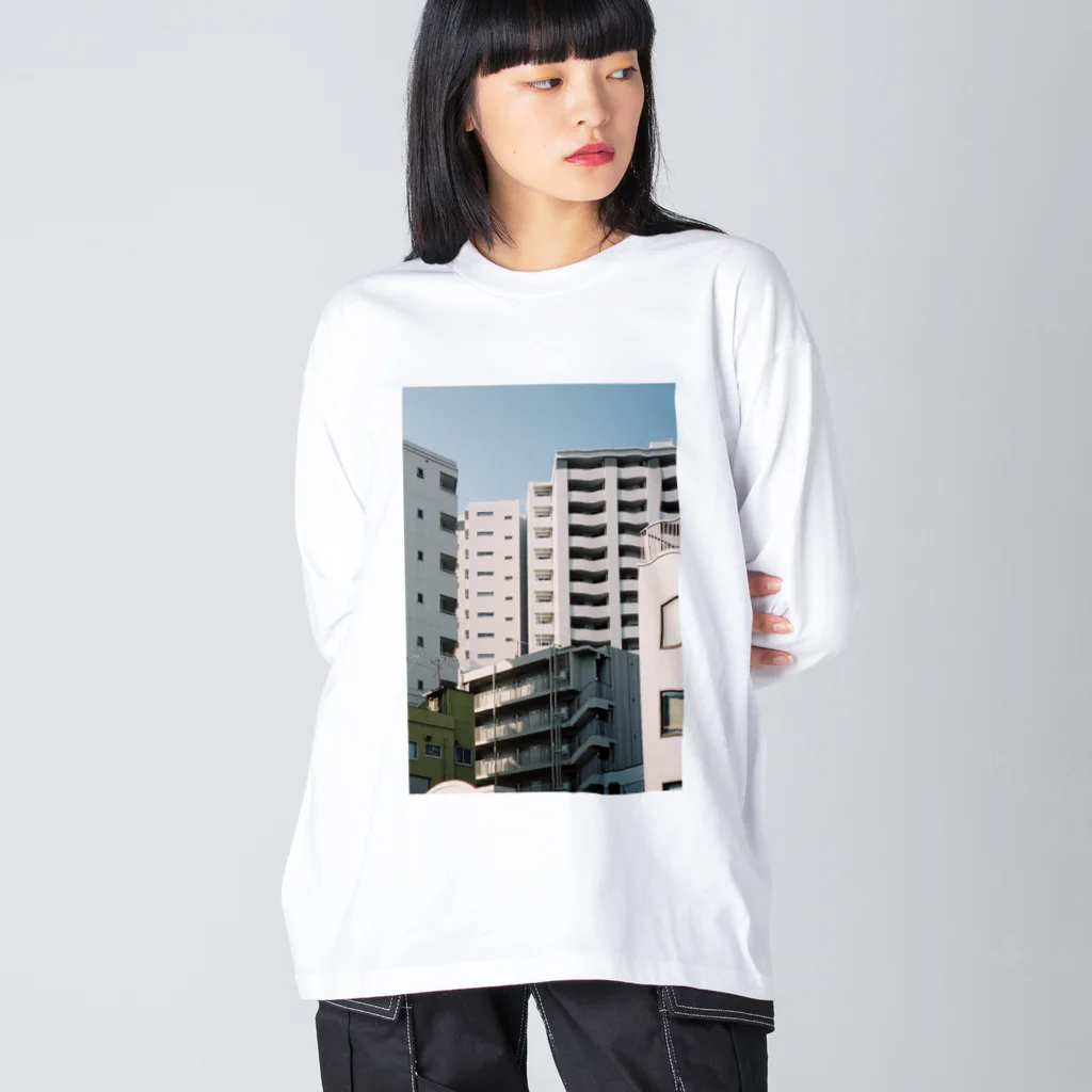 idmの人がいない建物 Big Long Sleeve T-Shirt