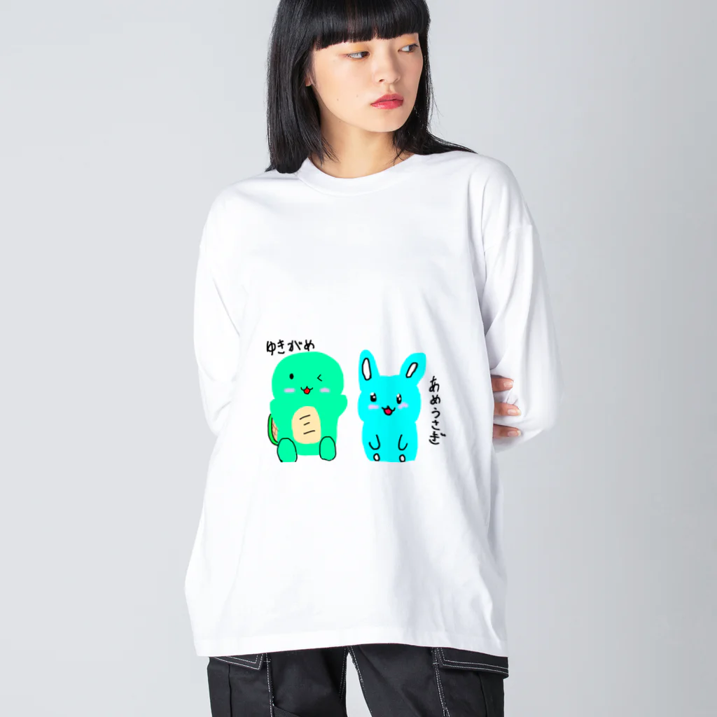 USAGI channelのはなライオン姉妹、兄弟の友達  Big Long Sleeve T-Shirt